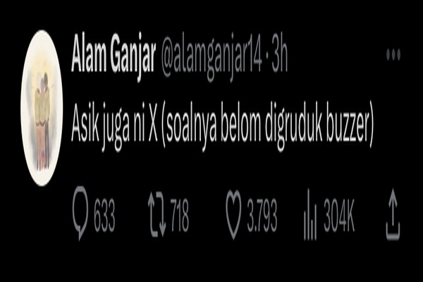 Alam Ganjar Muncul di X, Cuitannya Langsung Viral