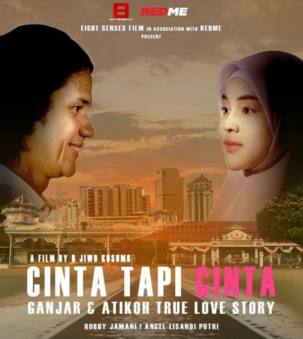 Reaksi Once Mekel Nonton Film Cinta Tapi Cinta, Ganjar dan Atikoh True Love Story, Jadi Tontonan Hari Valentine