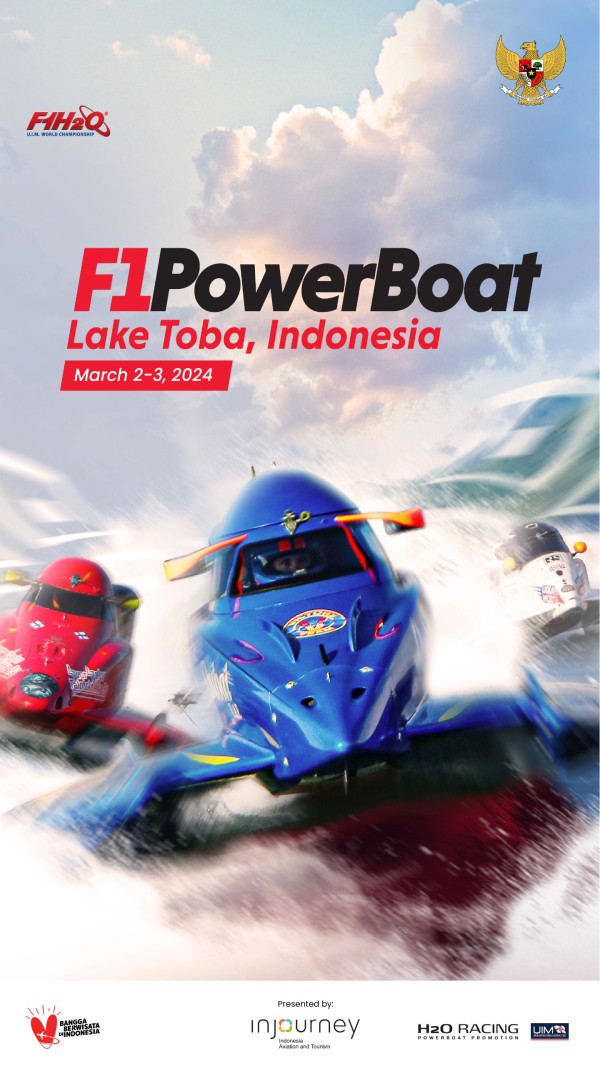 Jelang F1Powerboat, 100 Ton Logistik Tim Balap Tiba di Danau Toba