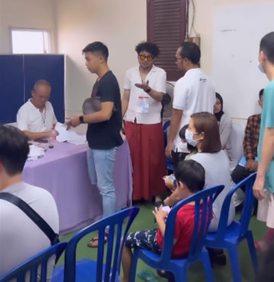 Momen Kunto Aji Jadi Anggota KPPS di Pemilu 2024