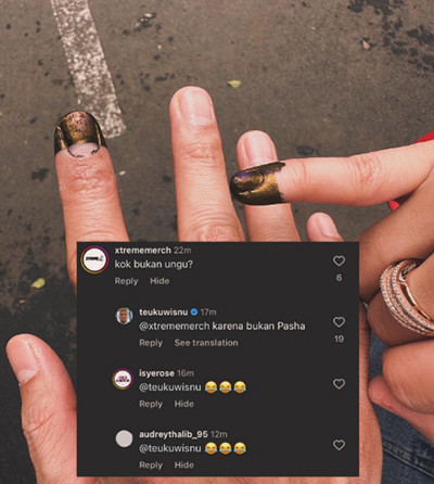 Teuku Wisnu Disentil Netizen Gegara Warna Tinta di Jari Beda usai Nyoblos, Begini Jawaban Kocaknya