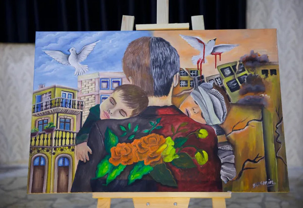 1 Tahun Gempa Suriah: Mural di Dinding yang Hancur