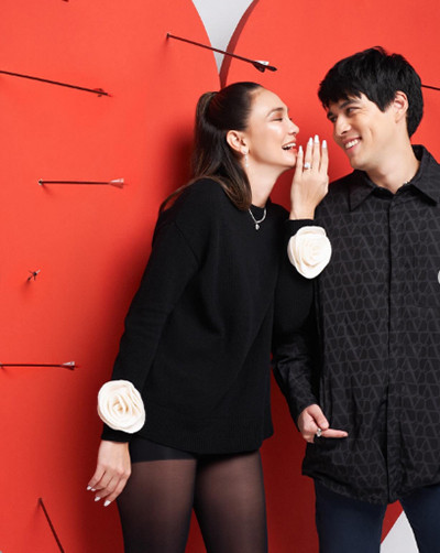 4 Potret Romantis Luna Maya dan Maxime Bouttier di Momen Valentine