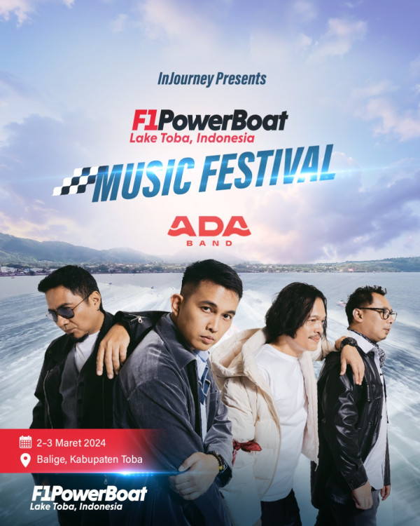 F1 Powerboat Danau Toba 2-3 Maret 2024 Diramaikan Sederet Artis Papan Atas