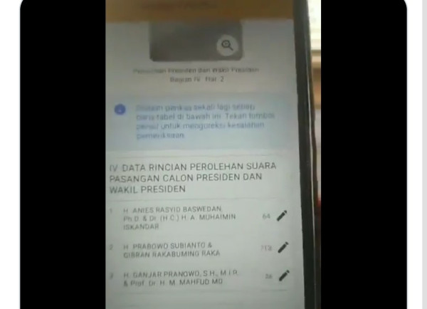 TPS 106 Cengkareng Belum Input Data tapi Sirekap Sudah Menangkan Prabowo-Gibran, Ini Kata KPU