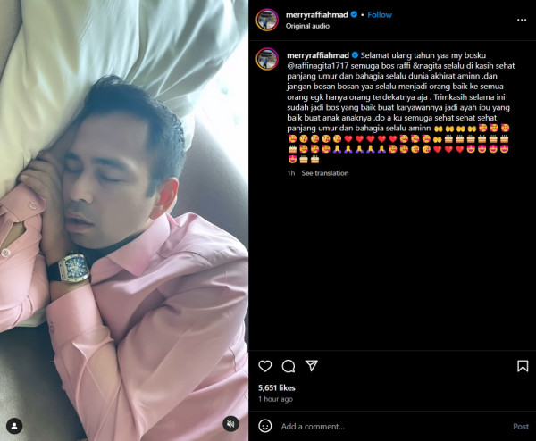 Raffi Ahmad-Nagita Slavina Ulang Tahun, Asisten Minta Tak Berhenti Jadi Orang Baik