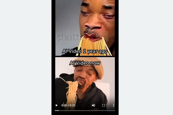 Kocak! Will Smith Memparodikan Video AI yang Viral