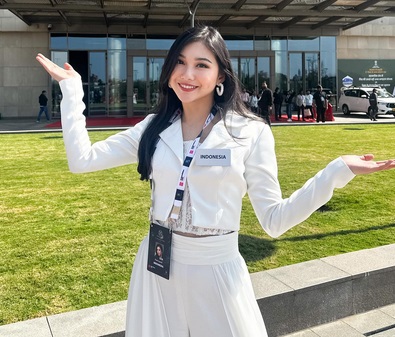 5 Foto Audrey Vanessa Jadi Finalis Head to Head Challenge Miss World 2024