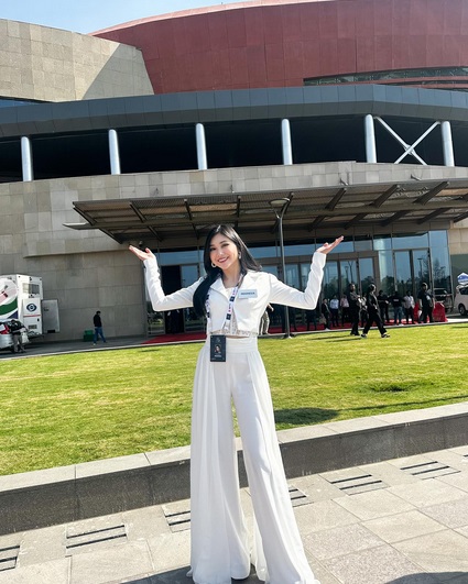 5 Foto Audrey Vanessa Jadi Finalis Head to Head Challenge Miss World 2024