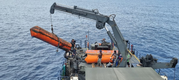 KP Orca 04 Tangkap Kapal Asing Filipina di Laut Sulawesi