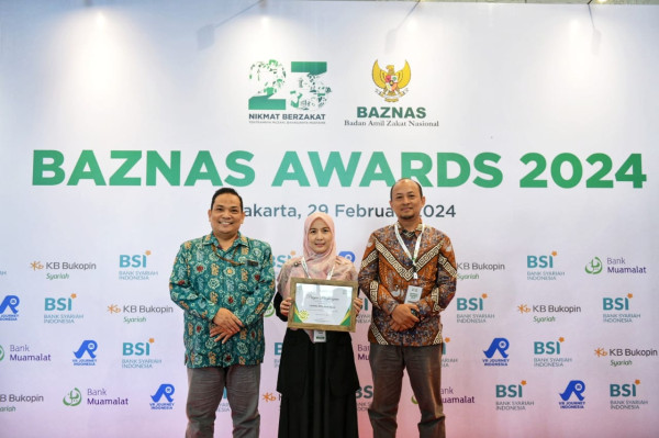 Kembali Toreh Prestasi, Laznas PPPA Daarul Qur'an Raih Penghargaan Baznas Awards 2024