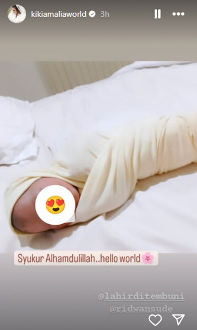 Selamat! Kiki Amalia Lahirkan Anak Pertama di Usia 42 Tahun