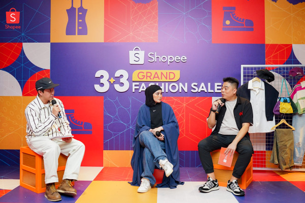 Shopee 3.3 Grand Fashion Sale Hadirkan Sivia dan Founder Sepatu Kanky Bahas Tren Streetwear