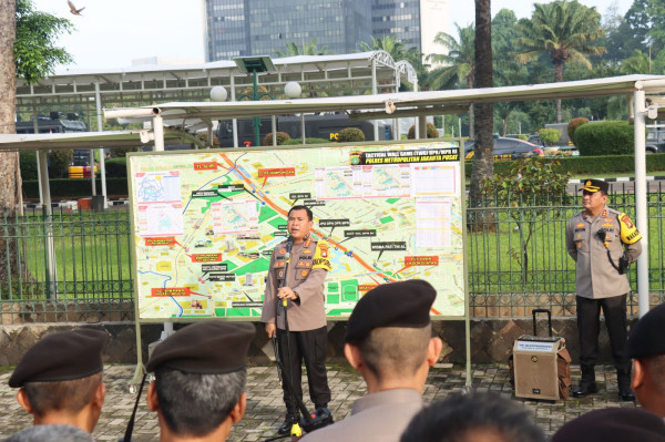 2.590 Personel Gabungan Disiagakan dalam Demo Suarakan Hak Angket di DPR