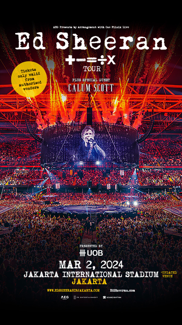 Konser Ed Sheeran di JIS Digelar Hari Ini, Cek Jadwalnya!