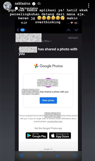 Viral! Selebgram Ungkap Kasus Perselingkuhan lewat Aplikasi Google Photo