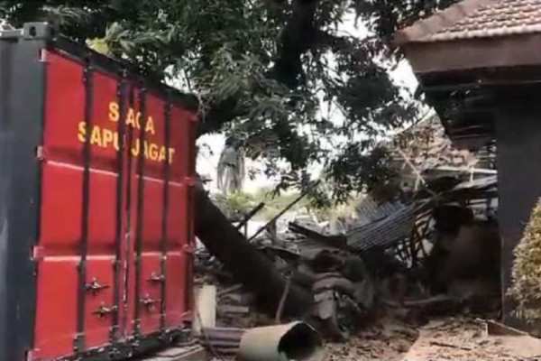 Ini Penampakan Kerusakan Mako Brimob Polda Jatim setelah Terjadi Ledakan