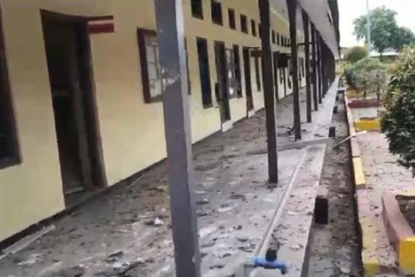 Ini Penampakan Kerusakan Mako Brimob Polda Jatim setelah Terjadi Ledakan