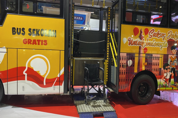 Intip Bus Sekolah Khusus Difabel, Pesanan Pemprov DKI