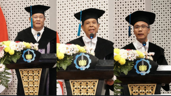 Couple Goals, Pasangan Suami Istri Ini Dikukuhkan Bareng Jadi Guru Besar ITS