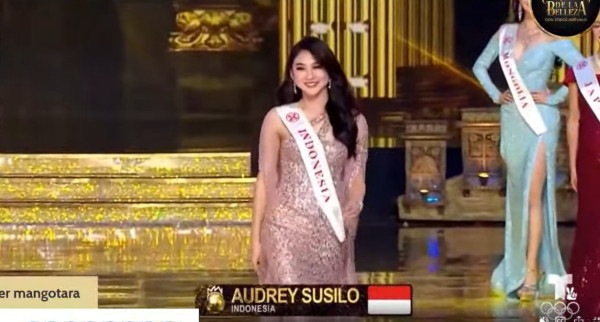 2 Potret Cantik Audrey Vanessa di Grand Final Miss World 2024