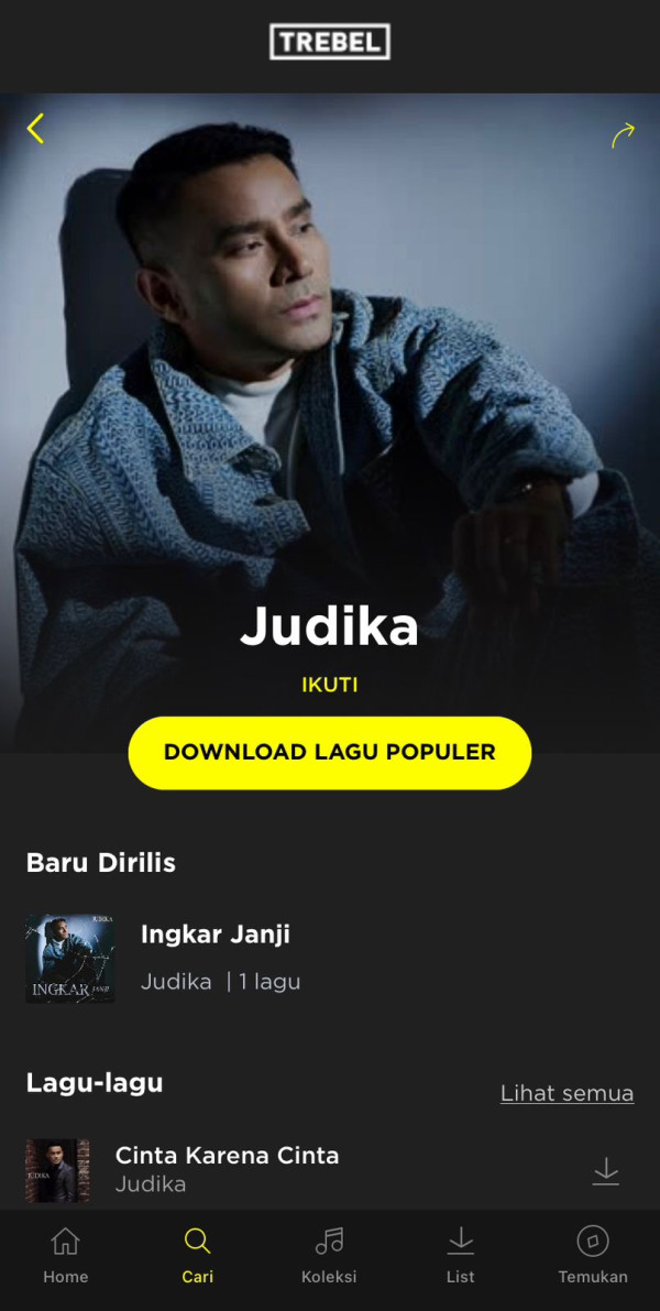 Terinspirasi dari Kisah Nyata, Judika Bagikan Kisah Sedihnya Lewat Single Ingkar Janji, Download Gratis Lagunya hanya di TREBEL!