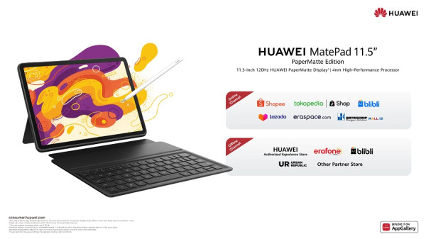 HUAWEI MatePad 11.5 Papermatte Edition, Tablet Rasa PC yang Nyaman di Mata