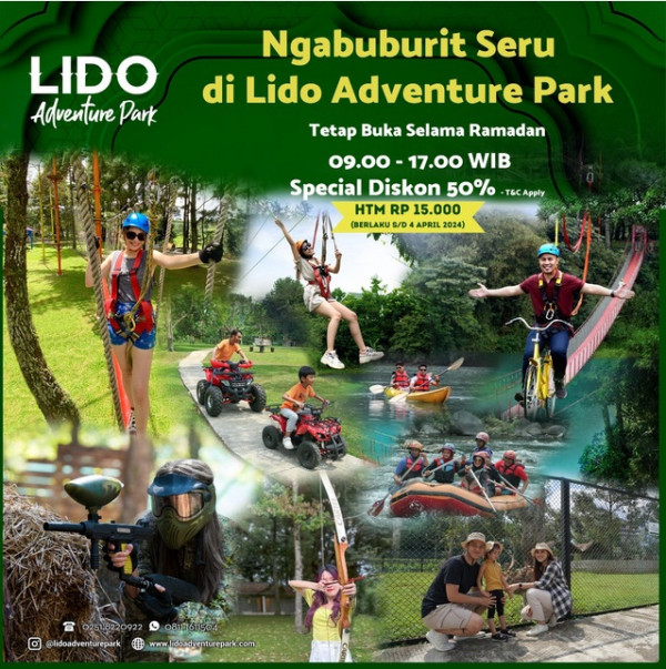 Ramadan 2024 Begitu Spesial di Lido Adventure Park, seperti Apa Ya?
