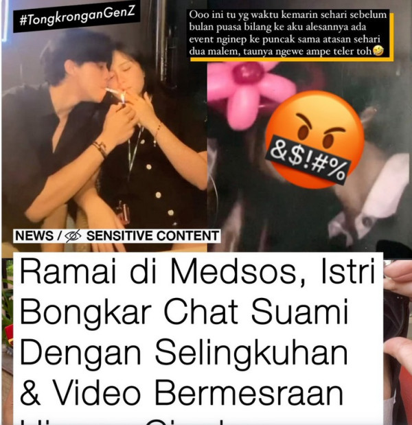 Istri Bongkar Chat Suami hingga Video Bermesraan, Ngaku Ada Acara sebelum Puasa