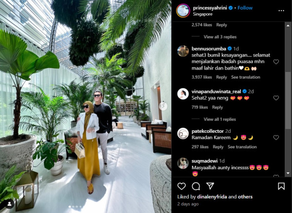 Syahrini Diduga Hamil Anak Pertama, Sahabat Ramai Sebut Bumil