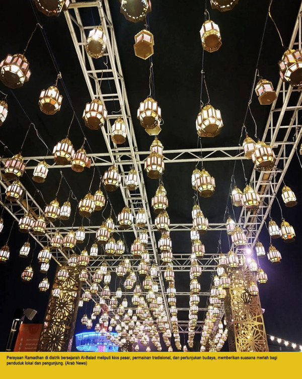 Tradisi Ramadan di Jeddah: Toko-Toko Dihias Lentera dan Bulan Sabit