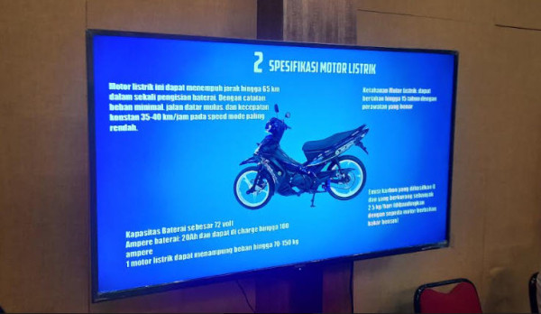 Top, Siswa SMK Sint Joseph Jakarta Rakit Motor Konvensional ke Listrik