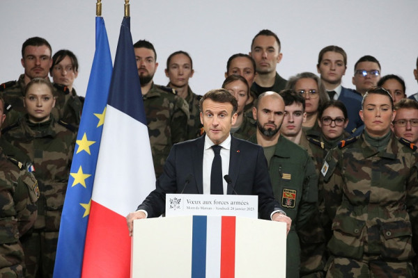 Dukung Kiev, Macron Tegaskan Prancis Adalah Musuh Rusia