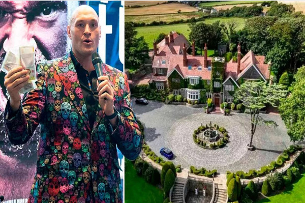 5 Potret Rumah Mewah Tyson Fury dan Keluarganya