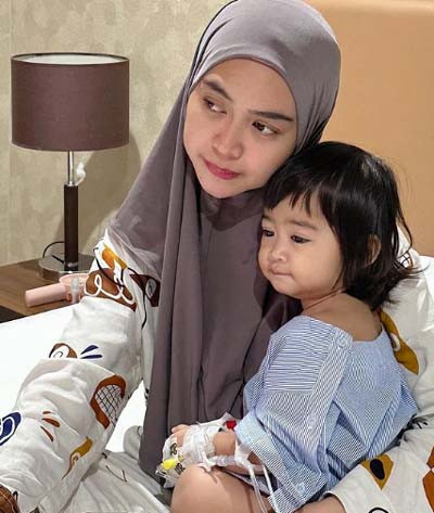 Ria Ricis Kabarkan Anak Sakit: Moana Drop