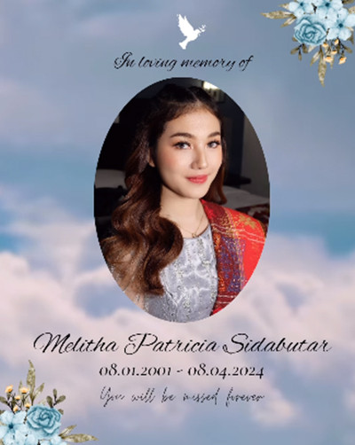 Kabar Duka, Penyanyi Melitha Sidabutar Meninggal Dunia di Usia 23 Tahun