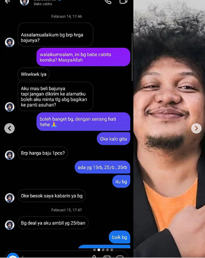 Viral! Aksi Babe Cabita yang Diam-Diam Sering Borong Baju untuk Dibagikan ke Panti Asuhan
