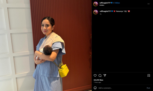 Nagita Slavina Perkenalkan Bayi Perempuan yang Diduga Diadopsi: Namanya Lily