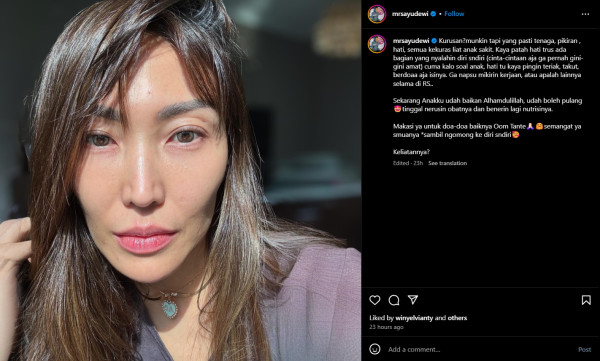 Ayu Dewi Mendadak Curhat, Singgung soal Tenaga dan Pikiran yang Terkuras