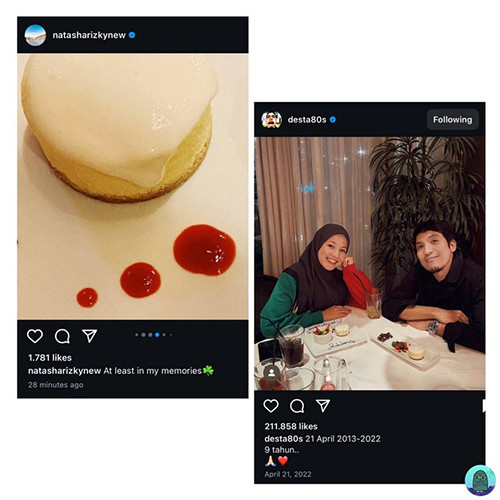 Natasha Rizky Disebut Belum Move On, Unggah Foto Kenangan di Momen Anniversary dengan Desta