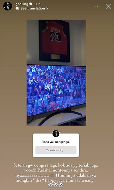 Gading Marten Ungkap Cerita Horor saat Nonton Timnas U-23 Sendiri di Rumah, Ada yang Ikut Teriak Selebrasi