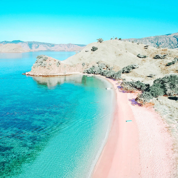 Pink Beach Pulau Komodo dan Pantai Kelingking Bali Masuk Daftar The World's Best Beaches