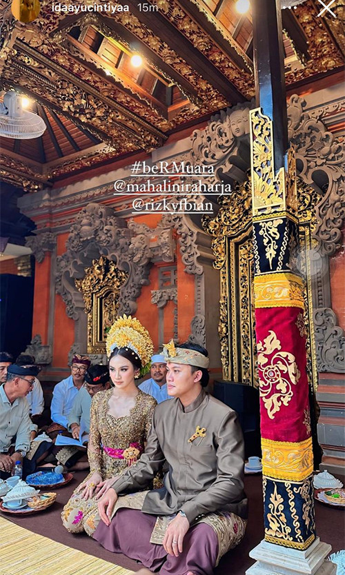 5 Potret Mahalini Jalani Rangkaian Pernikahan, Cantik Memakai Mahkota Gelung Agung Khas Bali