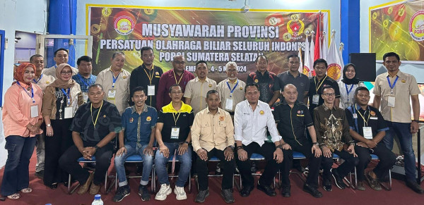 Andie Dinialdie Kembali Pimpin Pengprov POBSI Sumatera Selatan