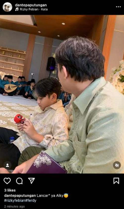 Foto Suasana Pengajian di Rumah Sule Jelang Akad Nikah Rizky Febian dan Mahalini