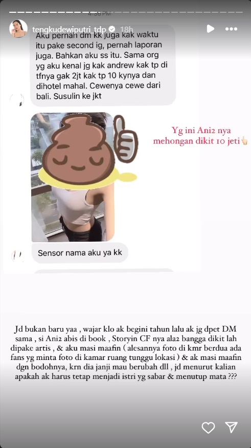 Diduga Selingkuh, Andrew Andika Ketahuan Istri Booking Ani-ani Rp10 Juta