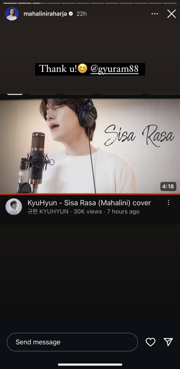 Kyuhyun Super Junior Cover Lagu Sisa Rasa Milik Mahalini, Suaranya Adem Banget