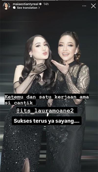 Diduga Di-ghosting Al Ghazali, Laura Moane Makin Akrab dengan Maia Estianty