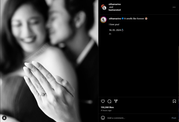 Lamarannya Cuma Gimmick, Sitha Marino Pastikan Hubungannya dengan Bastian Steel Serius