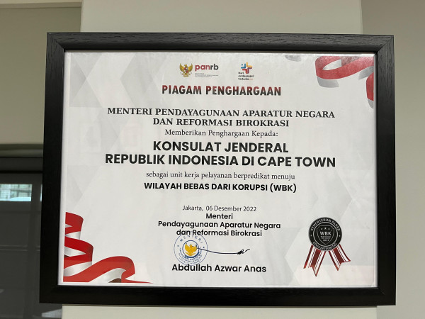 KJRI Cape Town Beri Layanan Jemput Bola ke WNI di Ujung Selatan Afrika